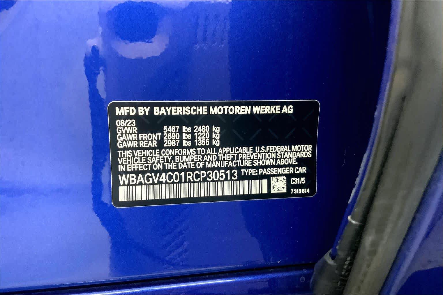 Certified 2024 BMW 840i Gran Coupe xDrive AWD/4WD image 36