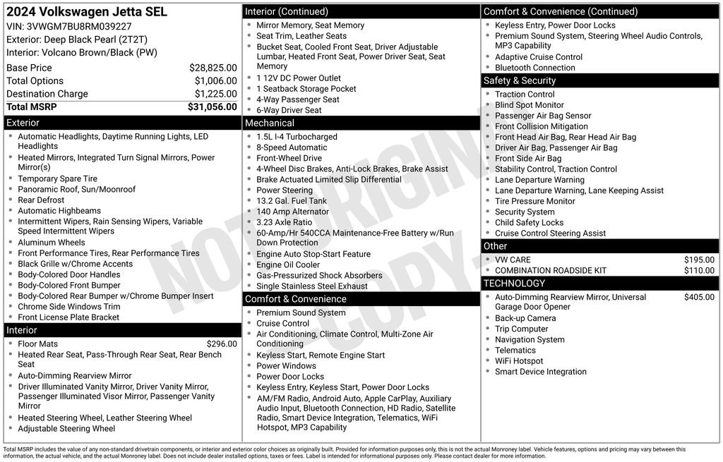 Used 2024 Volkswagen Jetta SEL FWD image 18
