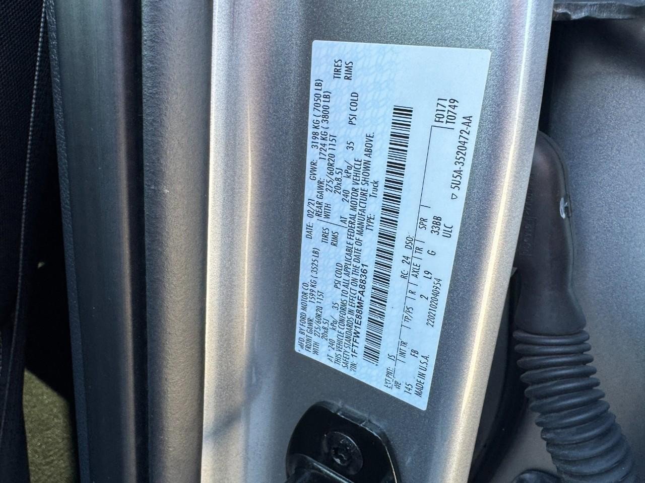 Used 2021 Ford F150 XLT w/ Equipment Group 302A High image 24