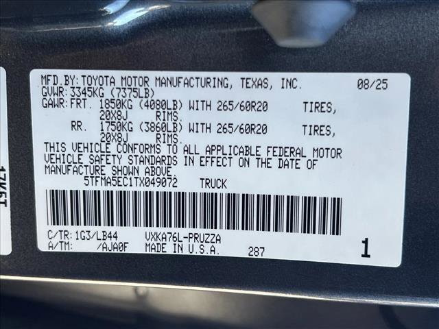 New 2026 Toyota Tundra 1794 Edition image 20