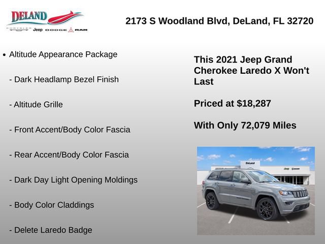 Used 2021 Jeep Grand Cherokee Laredo X RWD image 22