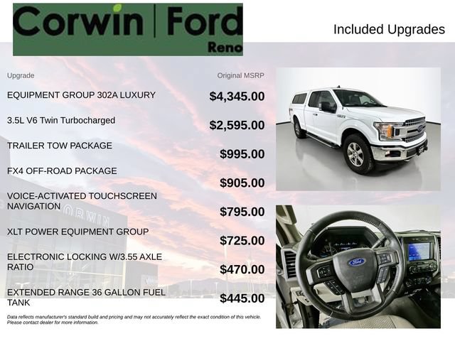 Certified 2020 Ford F150 XLT w/ Equipment Group 302A Luxury AWD/4WD image 3