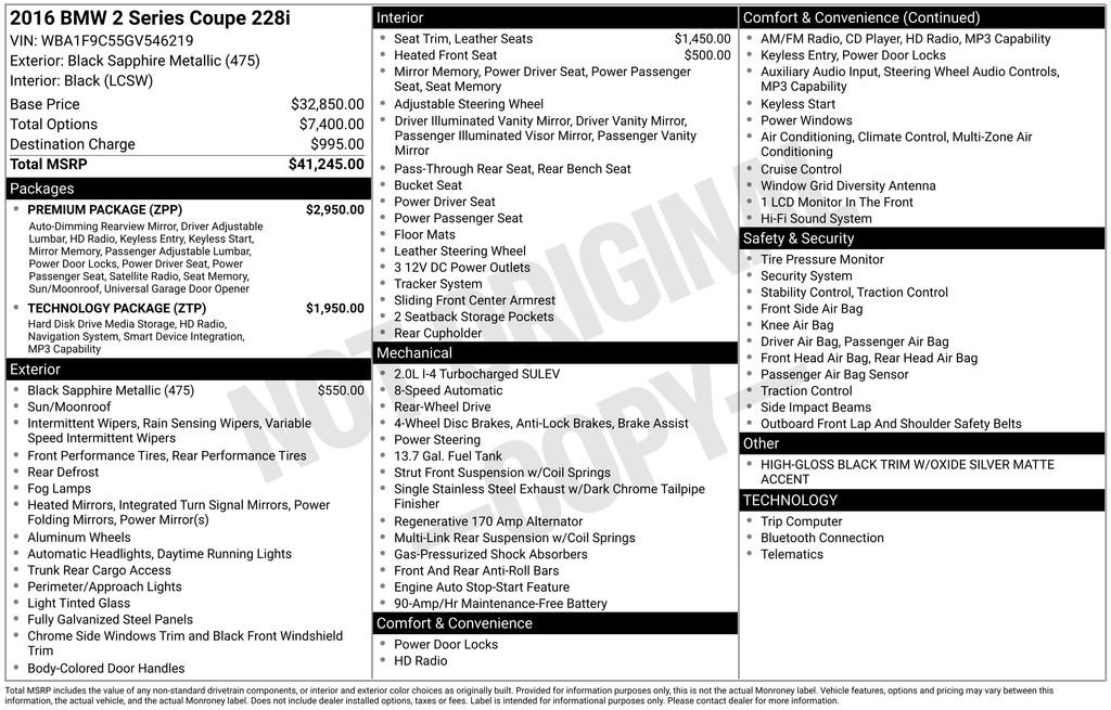 Used 2016 BMW 228i Coupe image 13