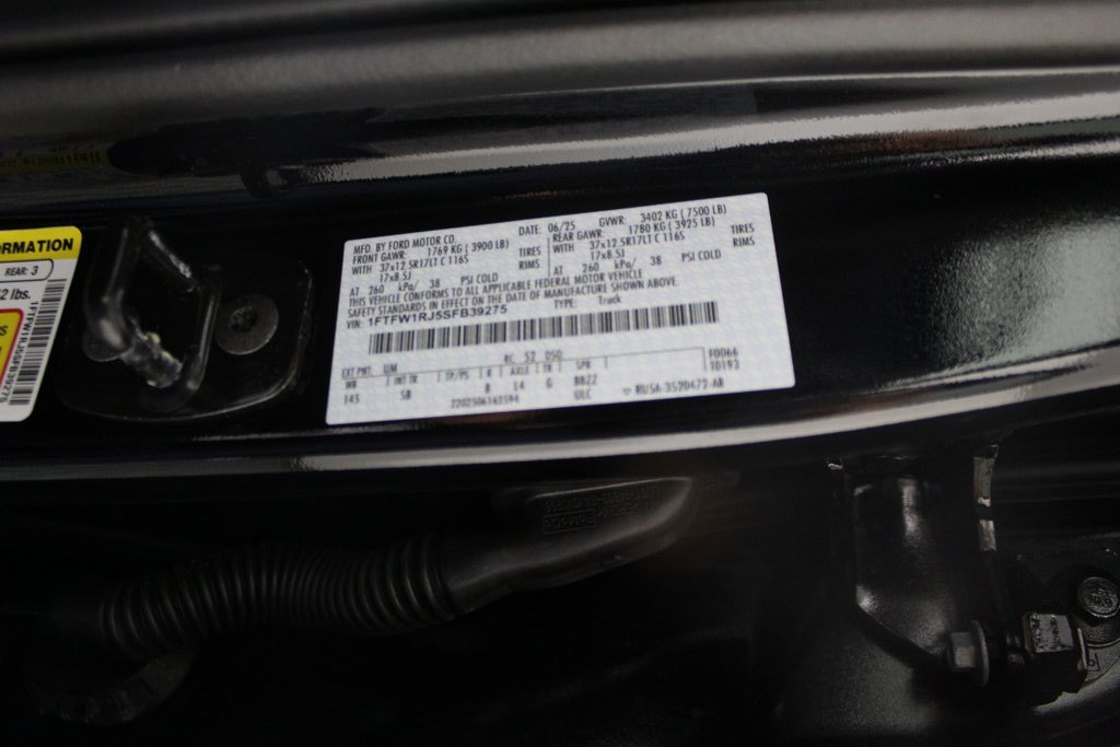 Certified 2025 Ford F150 Raptor w/ Equipment Group 803A Raptor R image 28