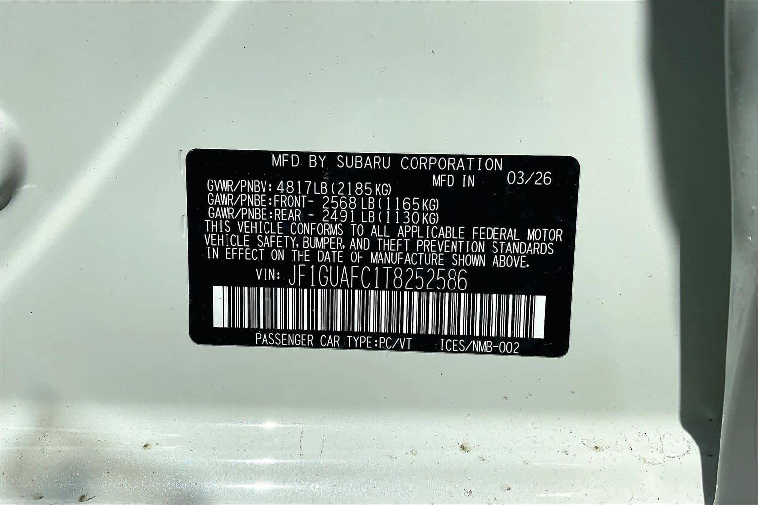 New 2026 Subaru Impreza 2.0i Sport AWD/4WD image 19