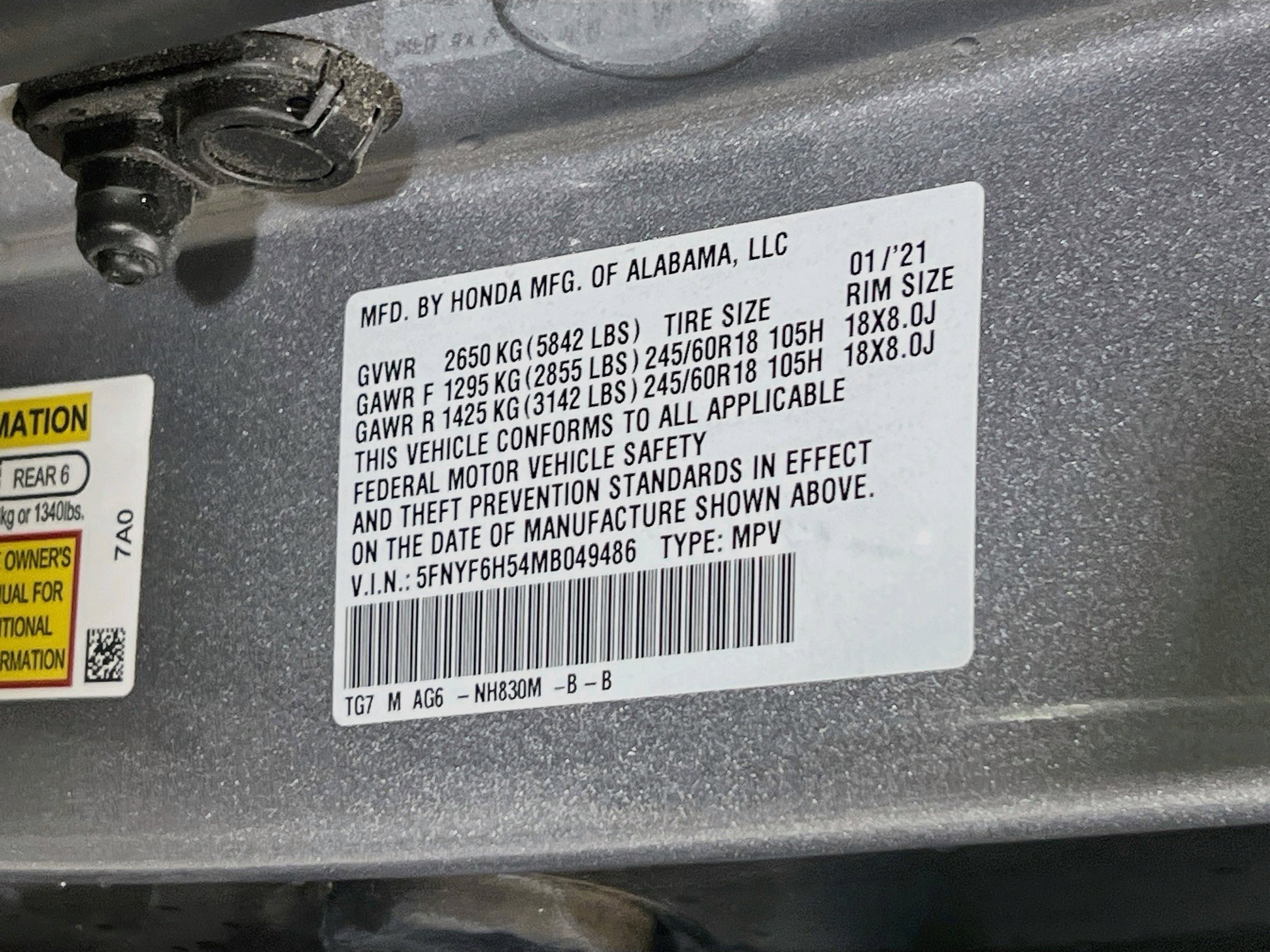 Used 2021 Honda Pilot EX-L image 32