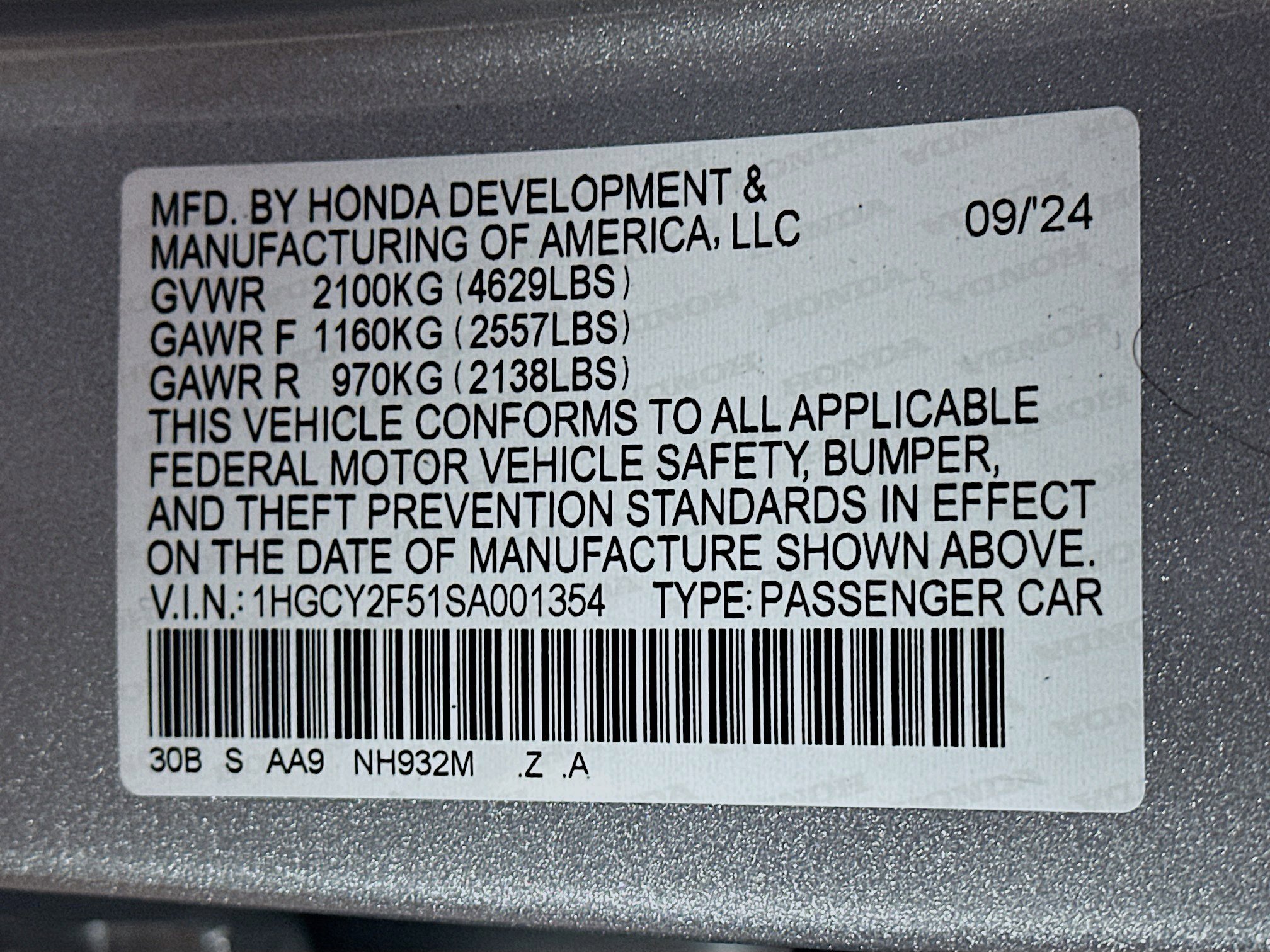 Used 2025 Honda Accord Sport image 12