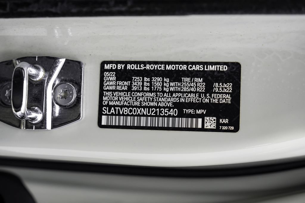 Used 2022 Rolls-Royce Cullinan Black Badge AWD/4WD image 60