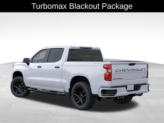 New 2026 Chevrolet Silverado 1500 Custom w/ Turbomax Blackout Package AWD/4WD image 4
