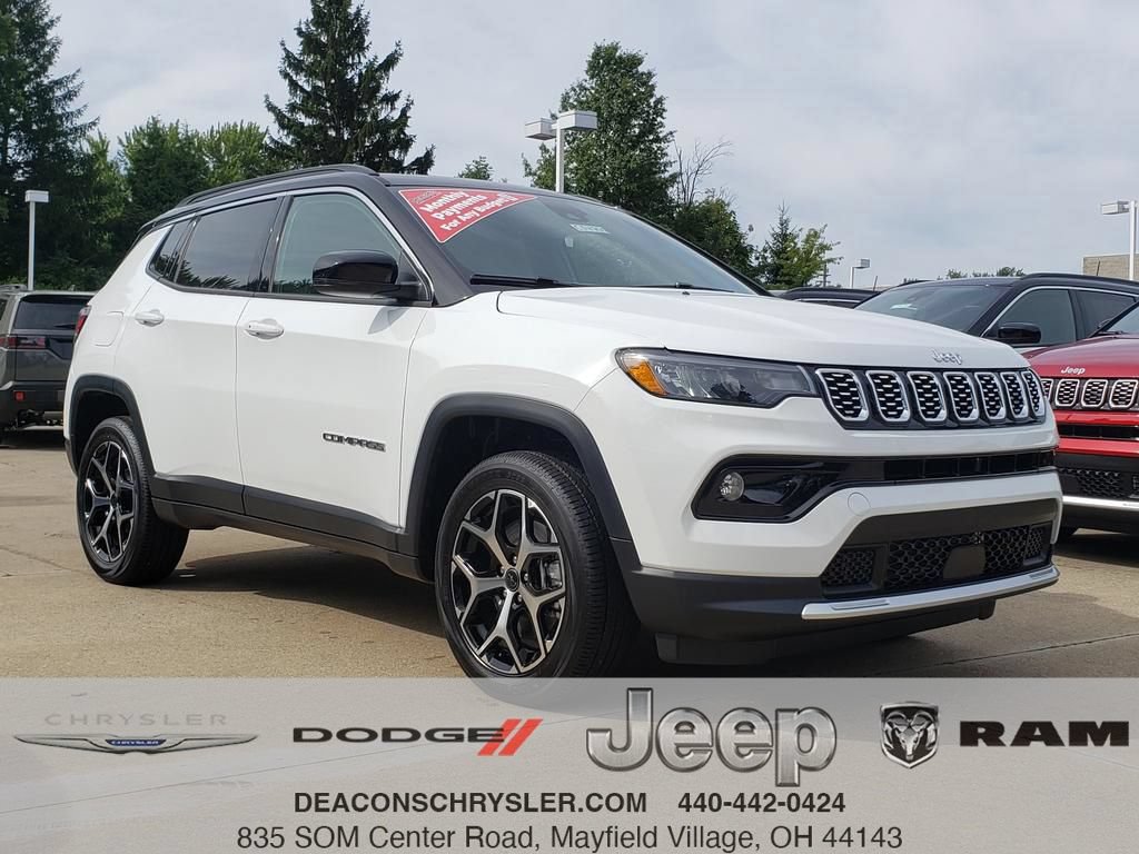 New 2026 Jeep Compass Limited w/ Sun, Sound & Navigation Group