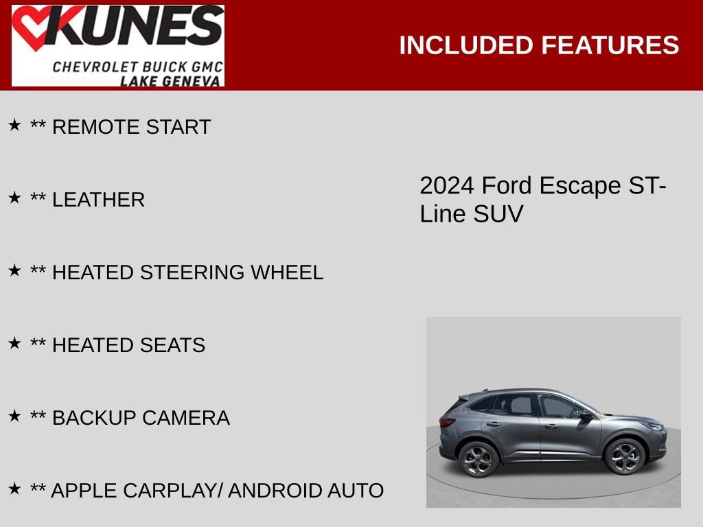Used 2024 Ford Escape ST-Line AWD/4WD image 2