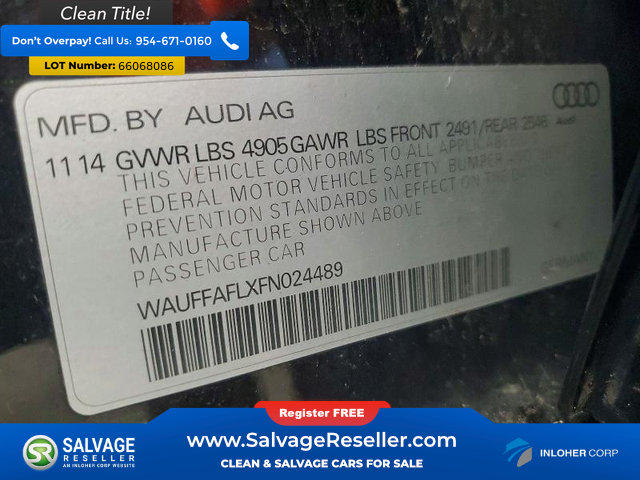 Used 2015 Audi A4 2.0T Premium Plus w/ Technology Package AWD/4WD image 16