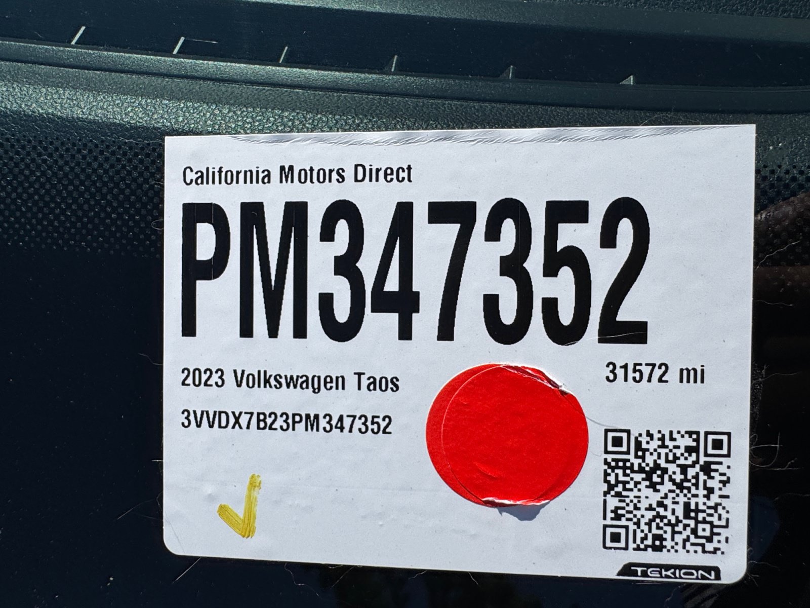 Used 2023 Volkswagen Taos S w/ Driver Assistance Package FWD image 17