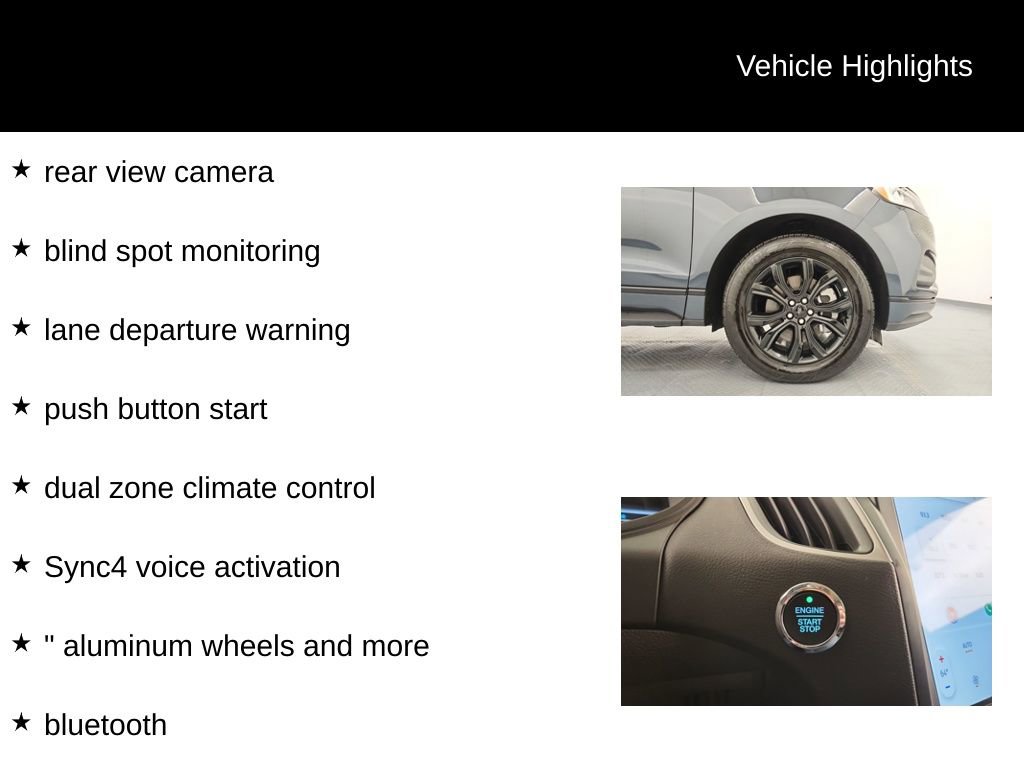 New 2024 Ford Edge SE w/ Black Appearance Package AWD/4WD image 11
