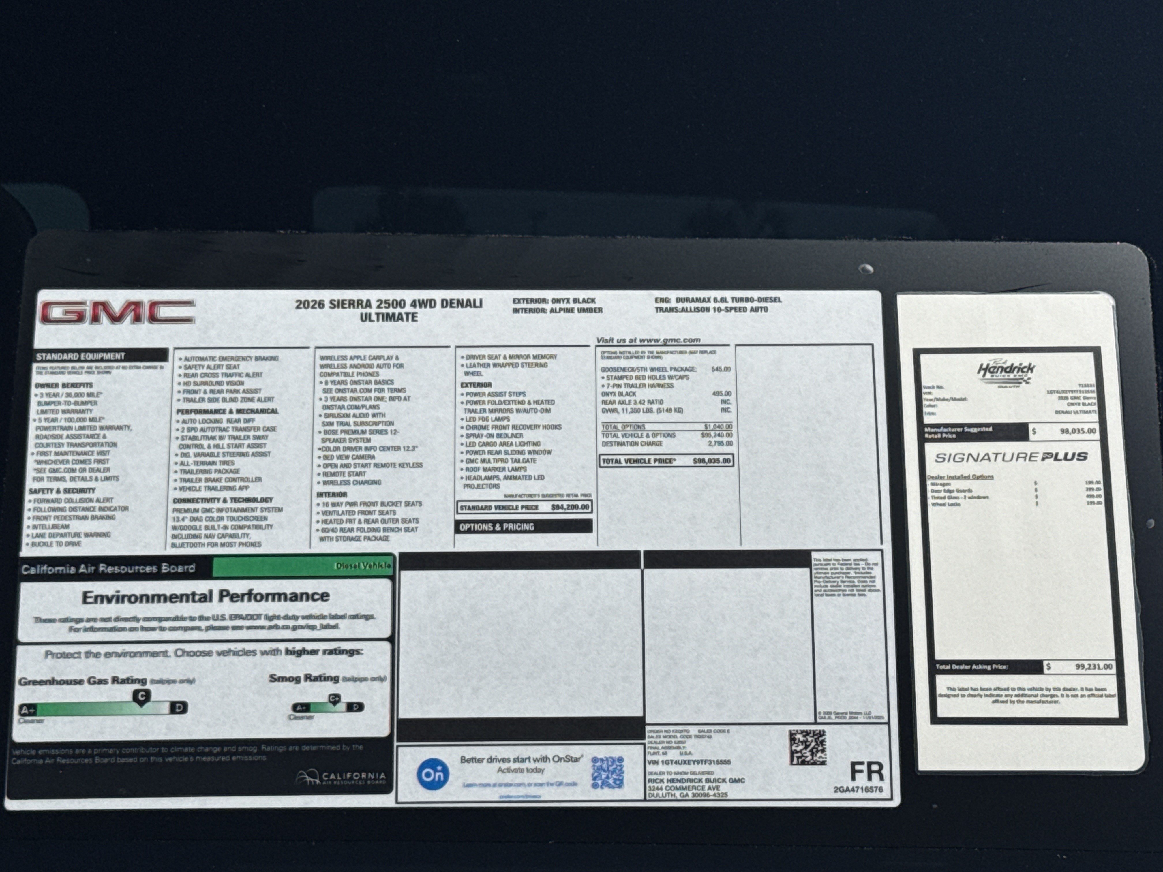 New 2026 GMC Sierra 2500 Denali Ultimate AWD/4WD image 39