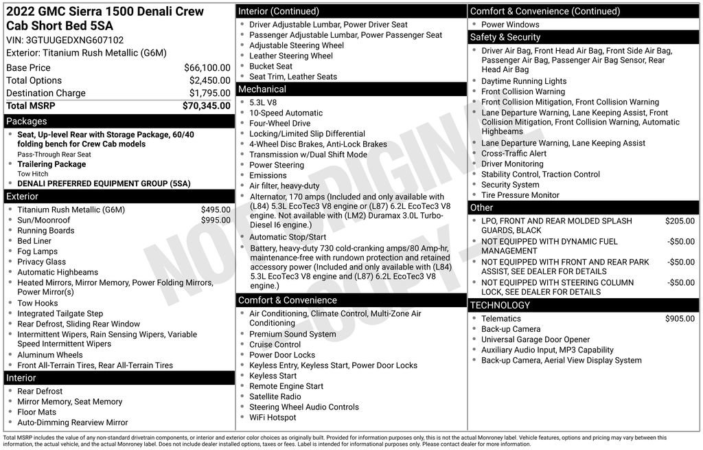 Used 2022 GMC Sierra 1500 Denali AWD/4WD image 16
