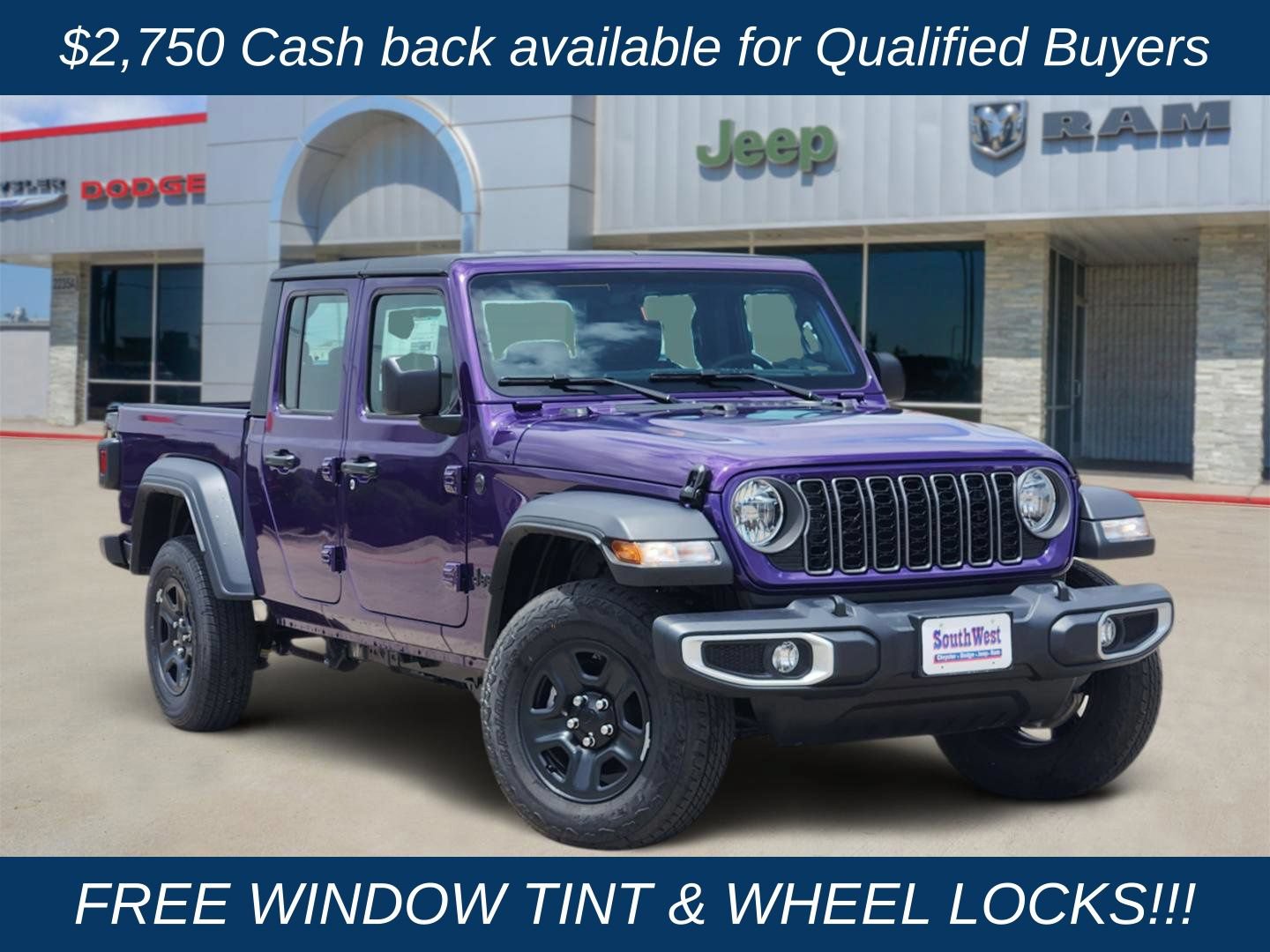 New 2026 Jeep Gladiator Sport AWD/4WD image 1