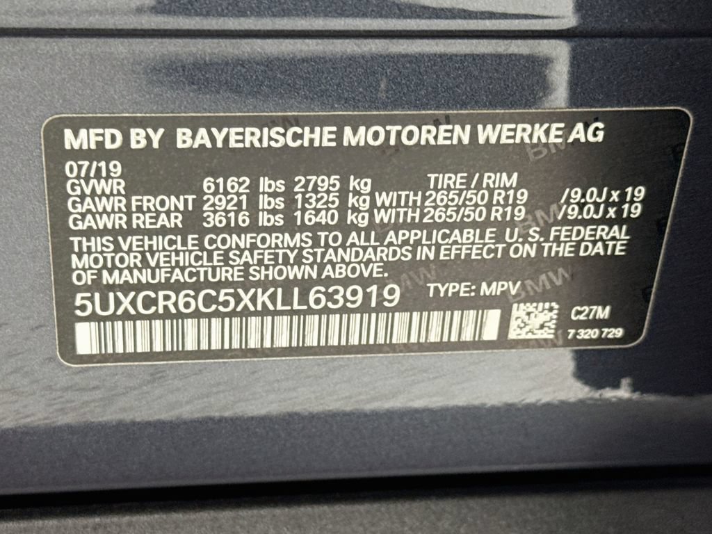 Used 2019 BMW X5 xDrive40i w/ Convenience Package AWD/4WD image 34