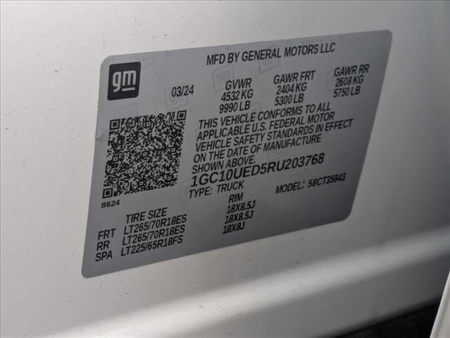 Used 2024 Chevrolet Silverado EV W/T image 24