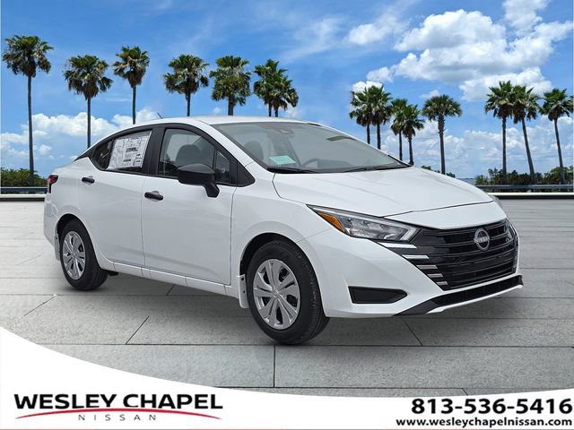 New 2025 Nissan Versa S w/ Trunk Package