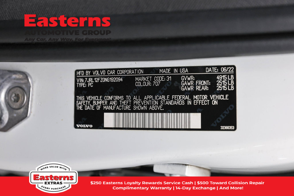 Used 2022 Volvo S60 B5 Inscription FWD image 36