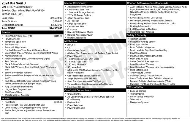 Used 2024 Kia Soul S image 9