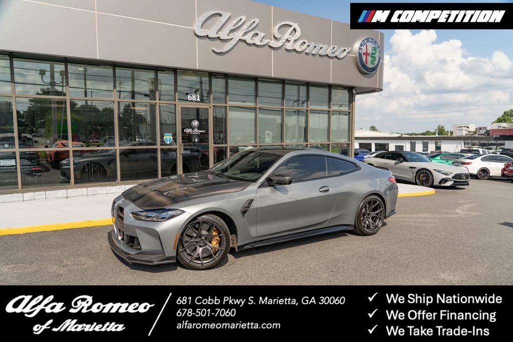 Used 2022 BMW M4 xDrive Competition w/ M Carbon Exterior Package AWD/4WD image 1