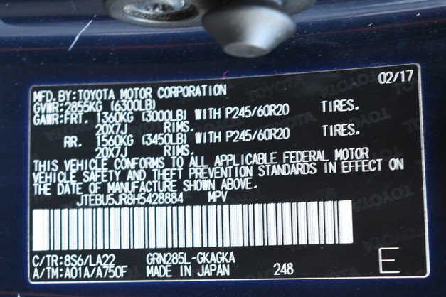 Used 2017 Toyota 4Runner Limited AWD/4WD image 35