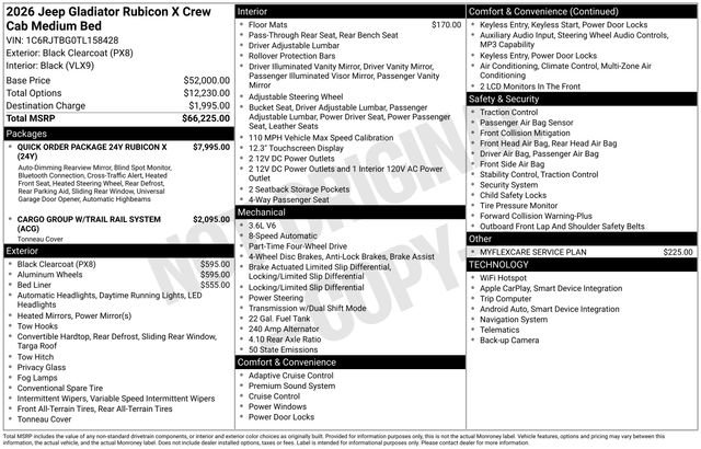 New 2026 Jeep Gladiator Rubicon image 27