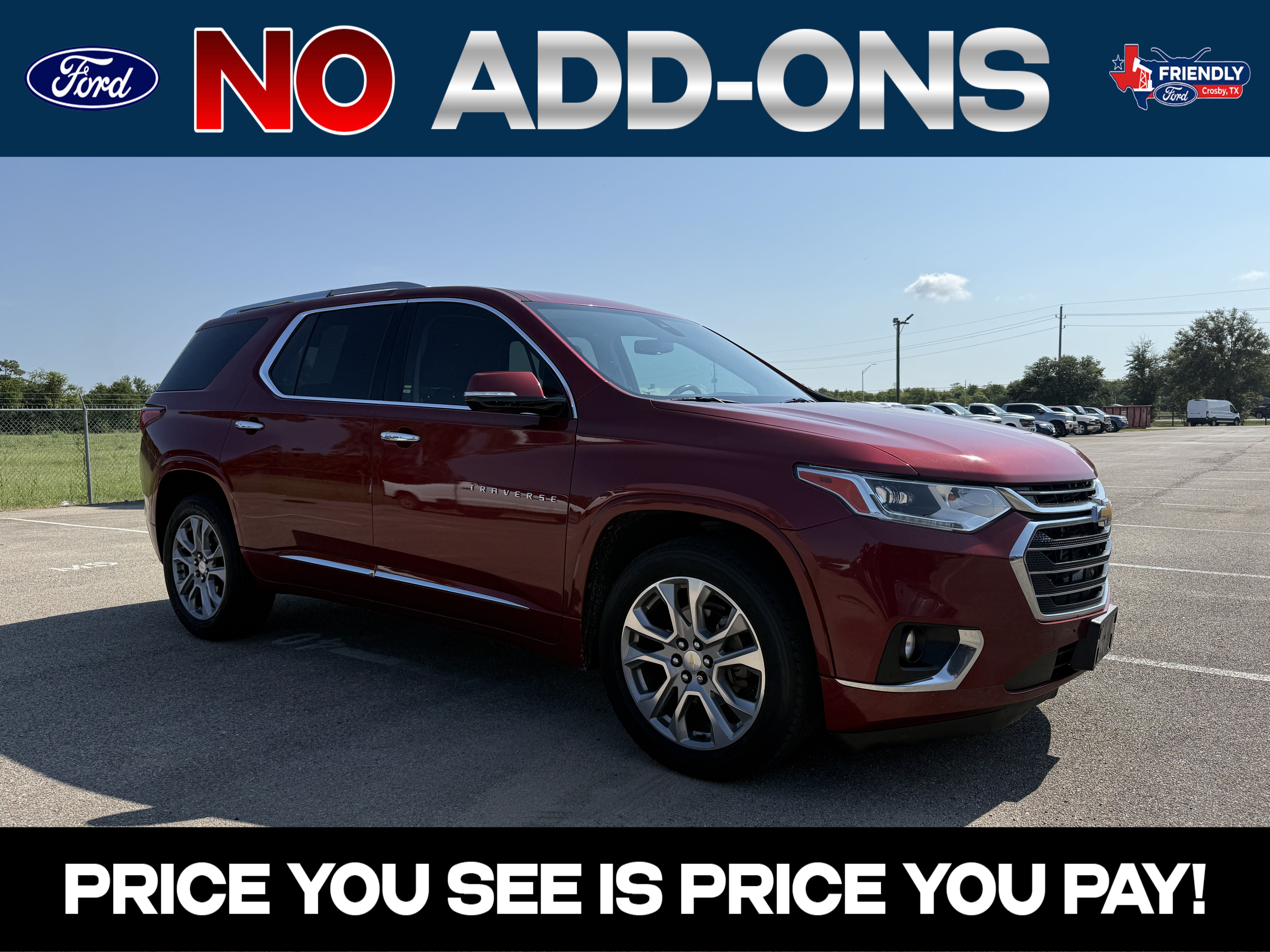 Used 2018 Chevrolet Traverse Premier w/ Driver Confidence II Package
