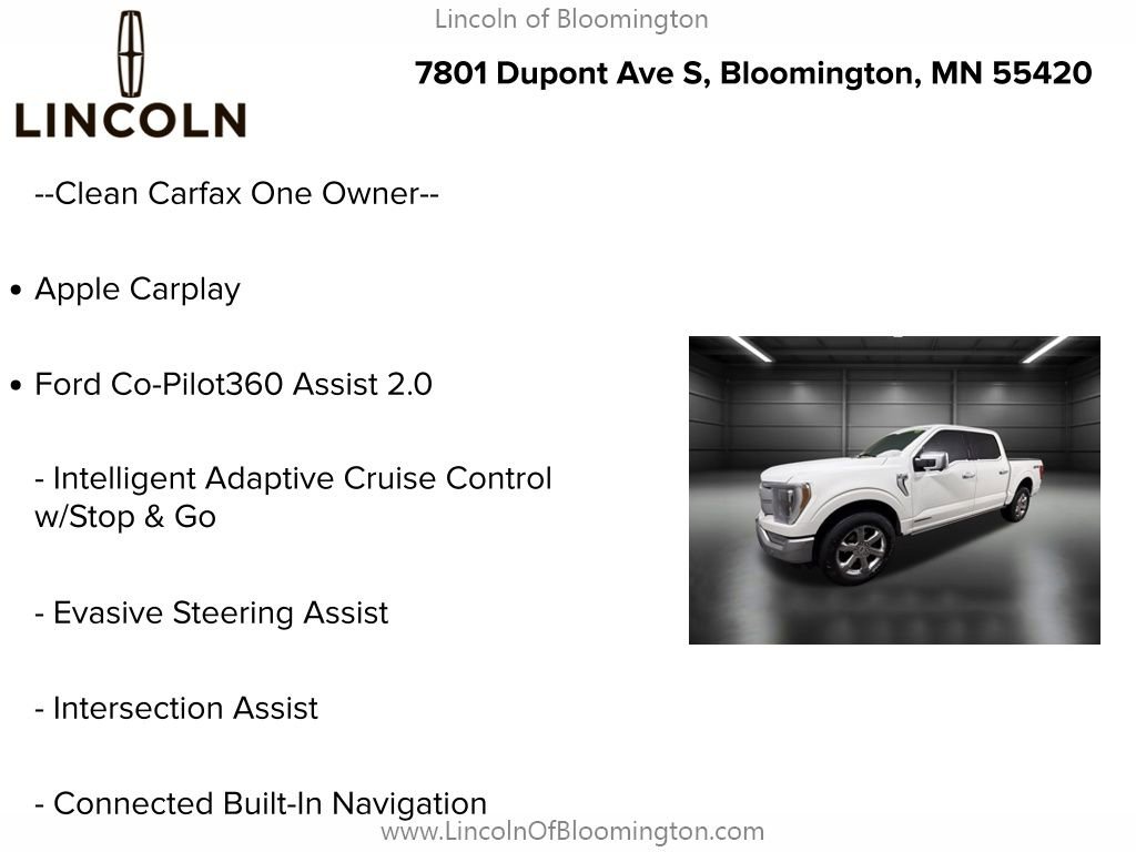 Used 2023 Ford F150 Lariat w/ Equipment Group 502A High image 5