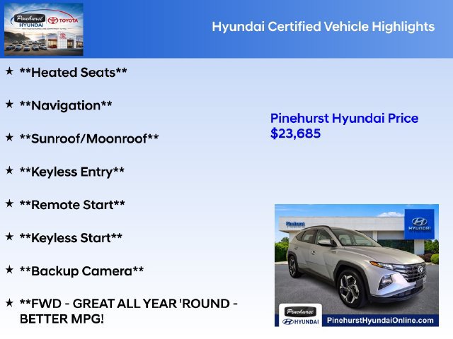 Certified 2024 Hyundai Tucson SEL w/ Convenience Package FWD image 36