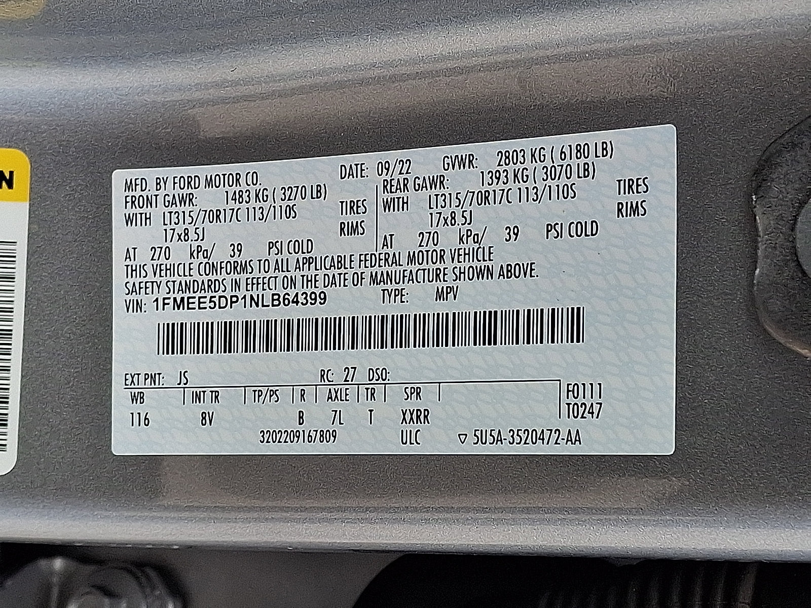 Used 2022 Ford Bronco Badlands w/ Sasquatch Package AWD/4WD image 28