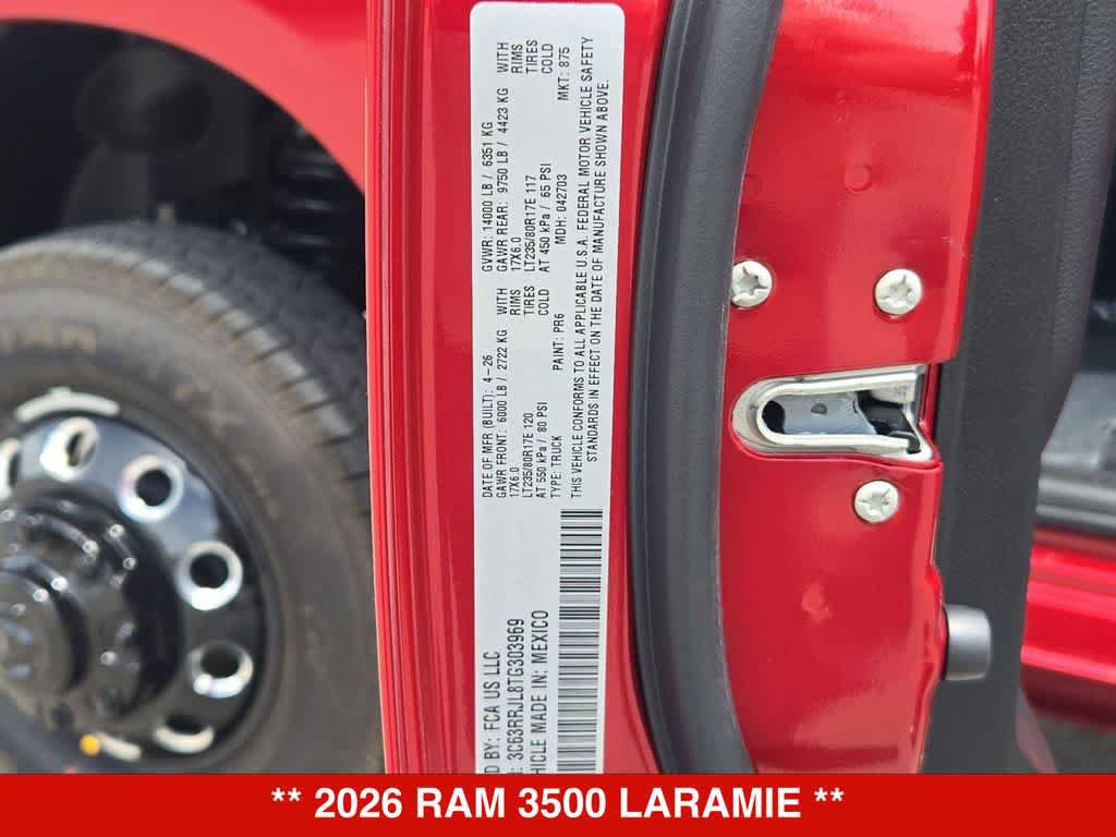 New 2026 RAM 3500 Laramie AWD/4WD image 36