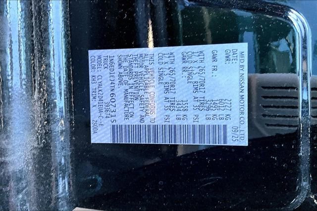 New 2026 Nissan Frontier Pro-X w/ Pro-X Convenience Package image 14