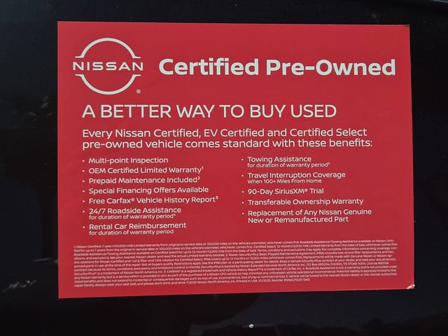 Certified 2026 Nissan Sentra SR w/ Floor Mat Package FWD image 4