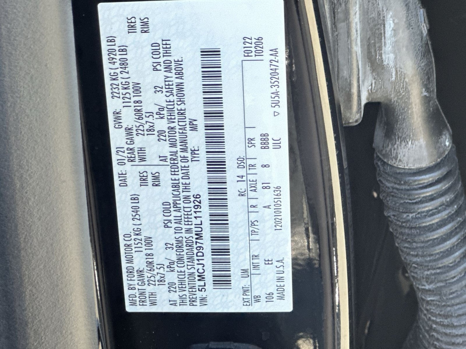 Used 2021 Lincoln Corsair AWD image 36