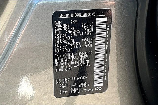 New 2026 INFINITI QX80 4WD image 36