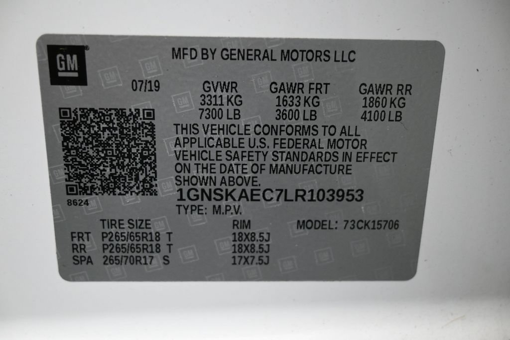 Used 2020 Chevrolet Tahoe LS w/ Skid Plate Package AWD/4WD image 10