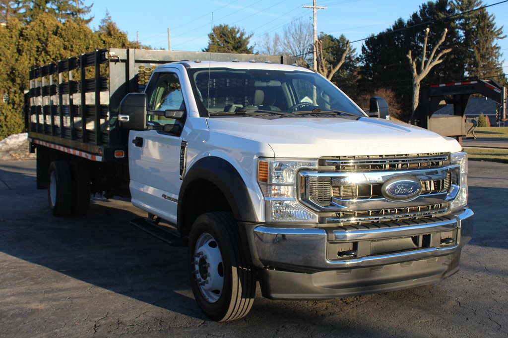 Used 2021 Ford F550 4x4 STAKE BED POWERSTROKE image 10