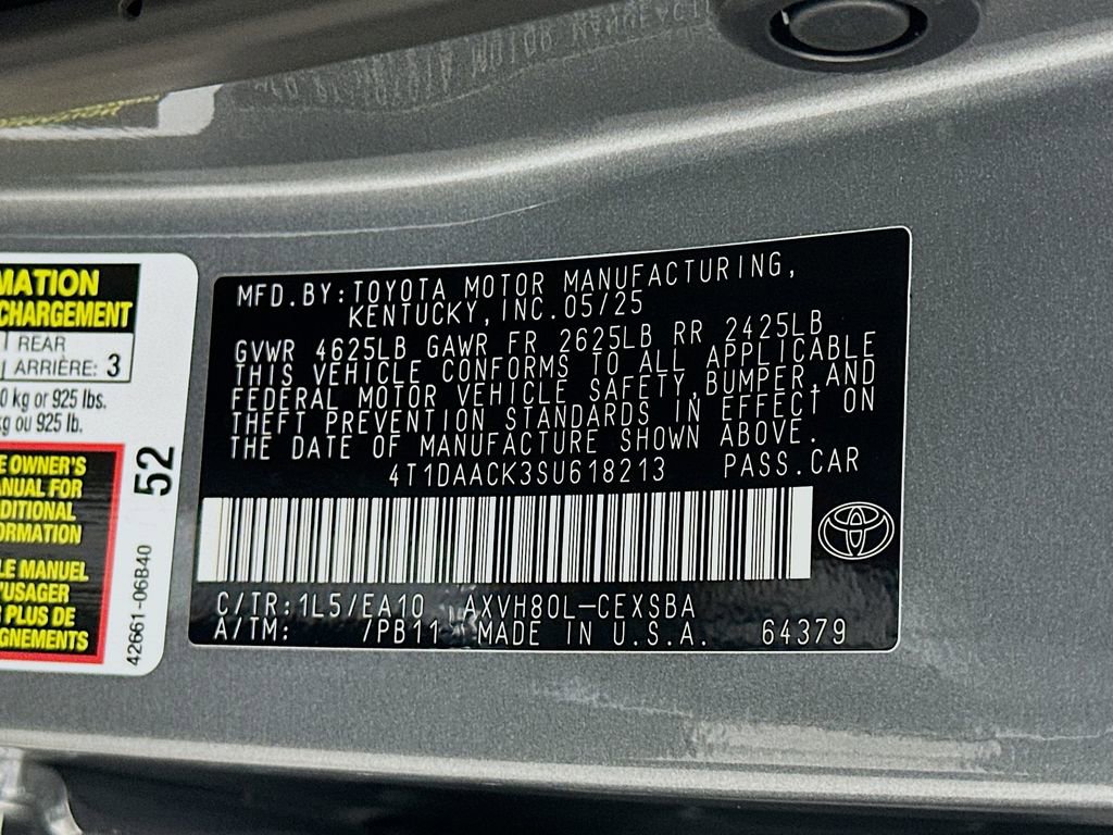 Certified 2025 Toyota Camry SE image 33