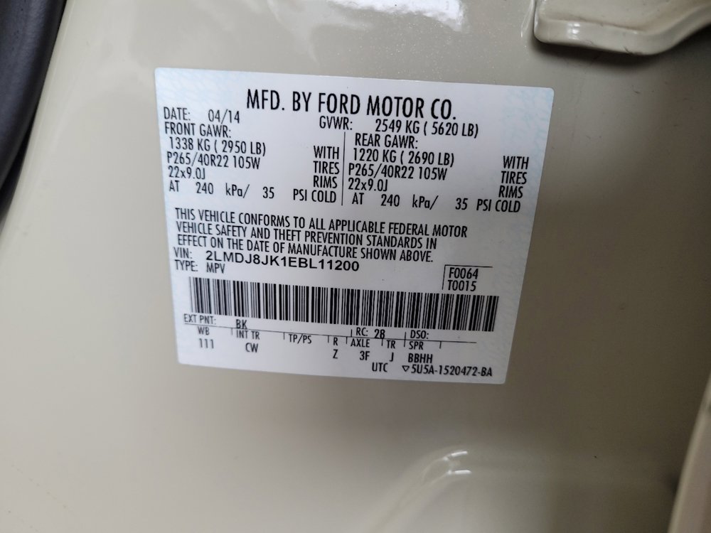 Used 2014 Lincoln MKX AWD w/ Equipment Group 102A image 33