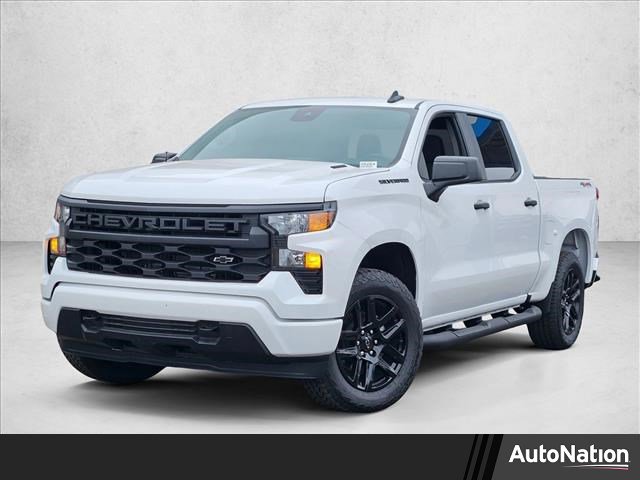 New 2026 Chevrolet Silverado 1500 Custom w/ Turbomax Blackout Package AWD/4WD image 1