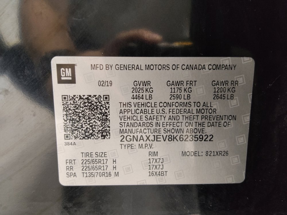 Used 2019 Chevrolet Equinox LT w/ Driver Convenience Package image 33