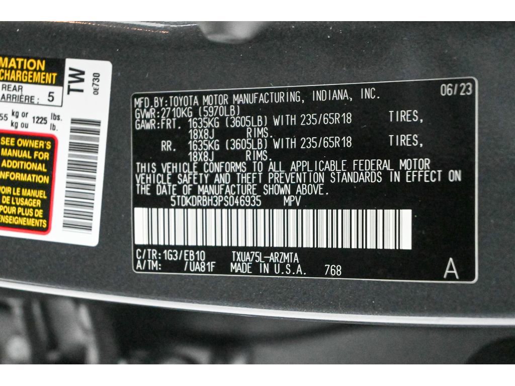 Used 2023 Toyota Highlander XLE image 53