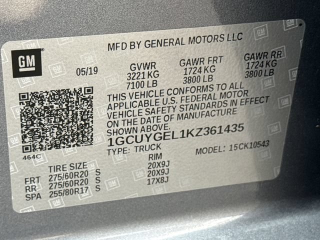 Used 2019 Chevrolet Silverado 1500 LTZ AWD/4WD image 20