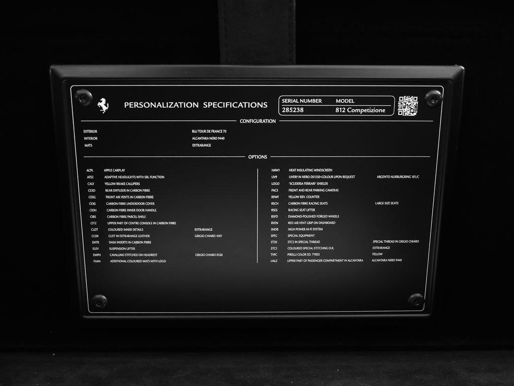 Certified 2022 Ferrari 812 Competizione image 52