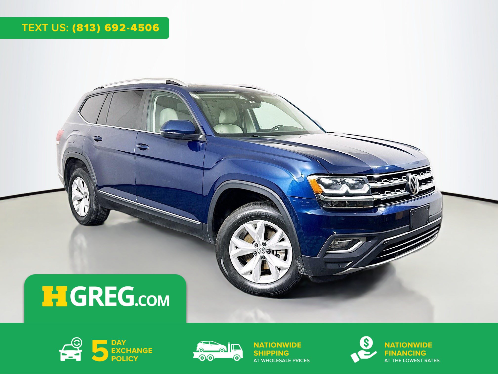 Used 2018 Volkswagen Atlas SEL AWD/4WD image 1