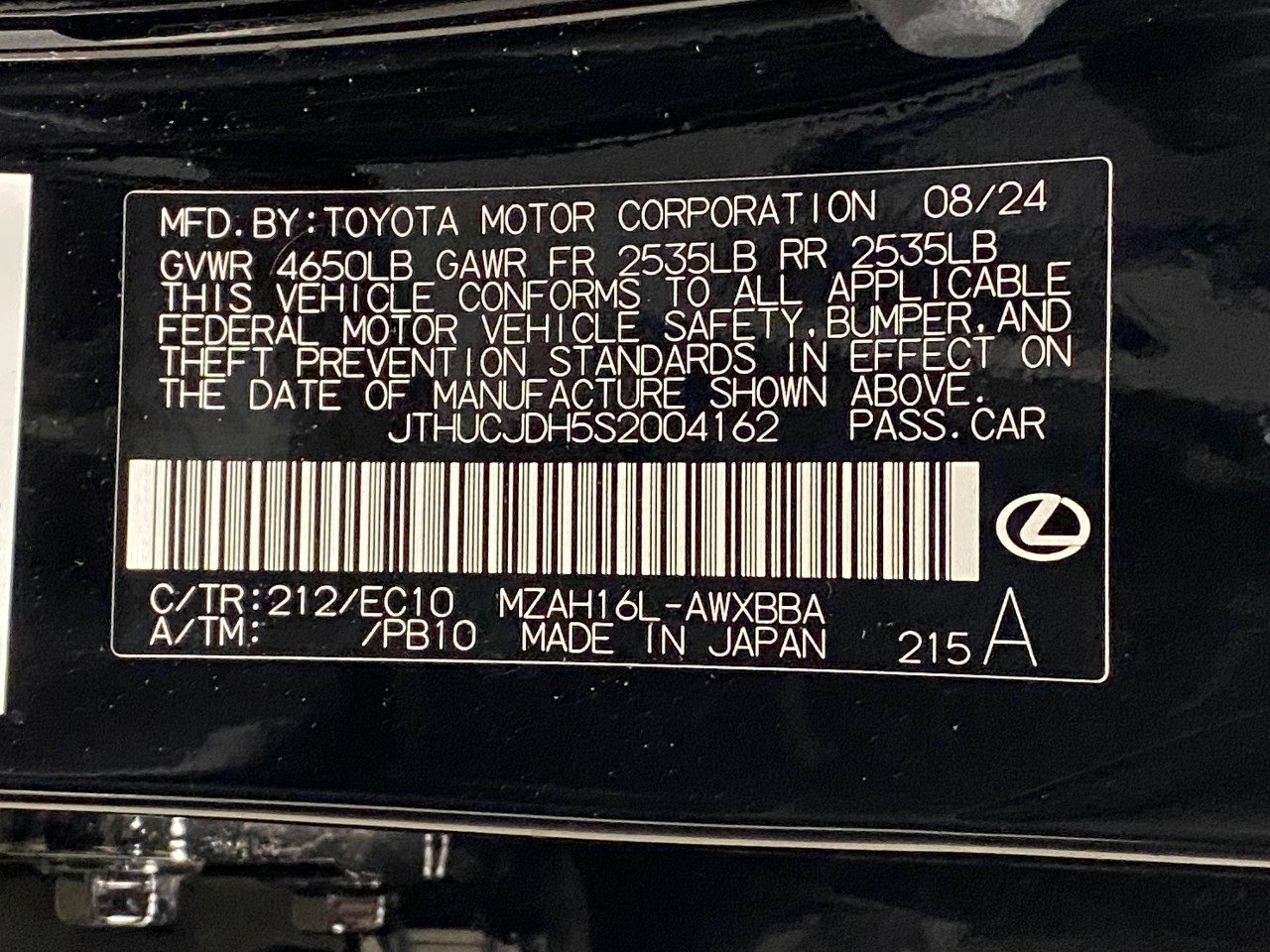 Certified 2025 Lexus UX 300h AWD w/ Accessory Package (Z1) image 33