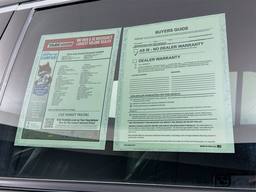 Certified 2024 Jeep Grand Cherokee Limited image 15